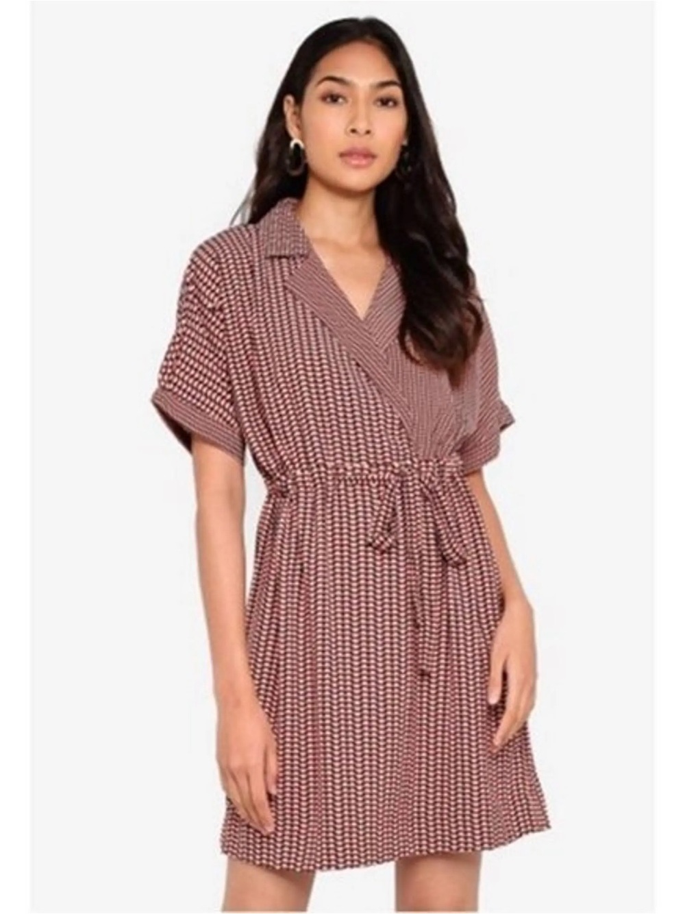 Vero Moda Geometric Print Wrap Dress
